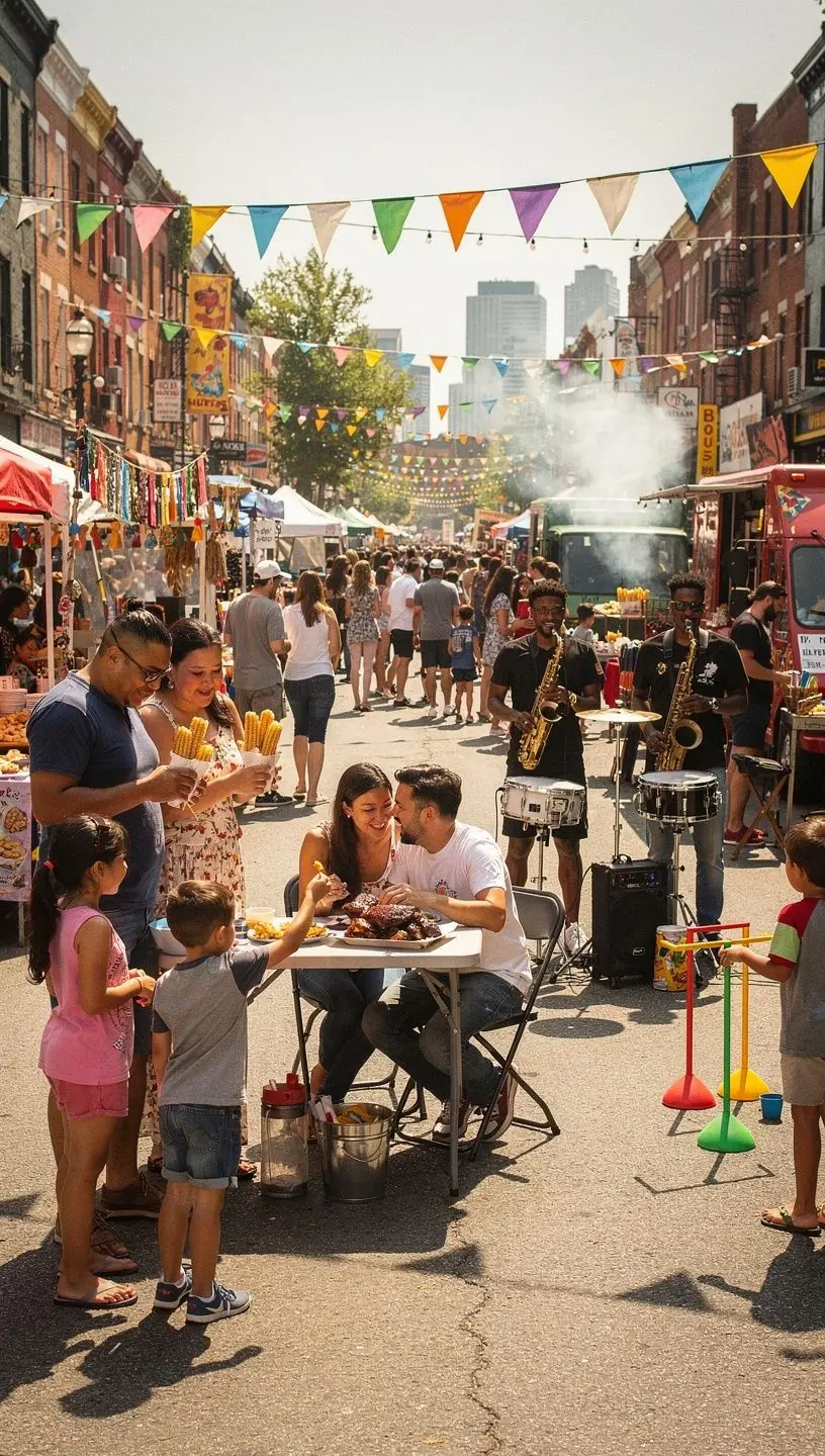 Urban dancers showcasing diverse styles in city nightlife.